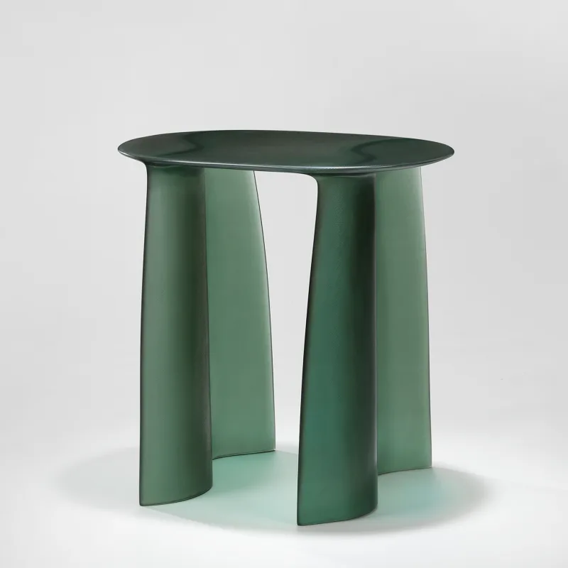 <a href="https://www.galeriegosserez.com/artistes/cober-lukas.html">Lukas Cober</a> - New Wave - Tabouret (Vert Volan)
